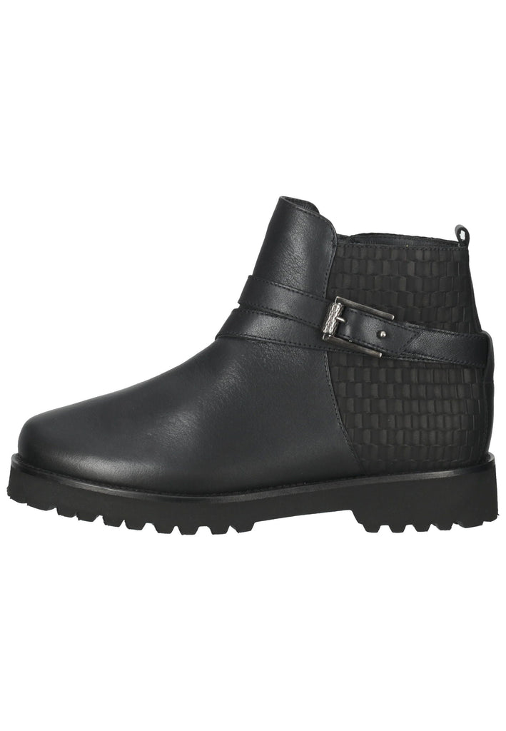 Ganter Stiefelette Nubuk / Naturleder Schwarz - surf4shoes