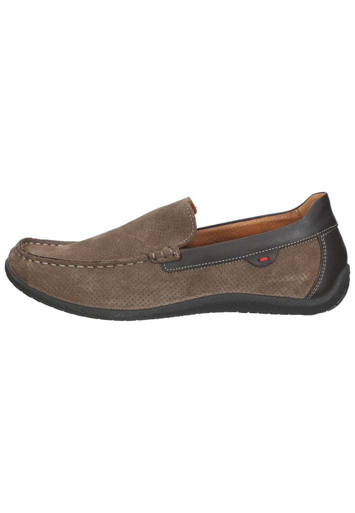 IMAC Mokassin Veloursleder Taupe/Braun - surf4shoes