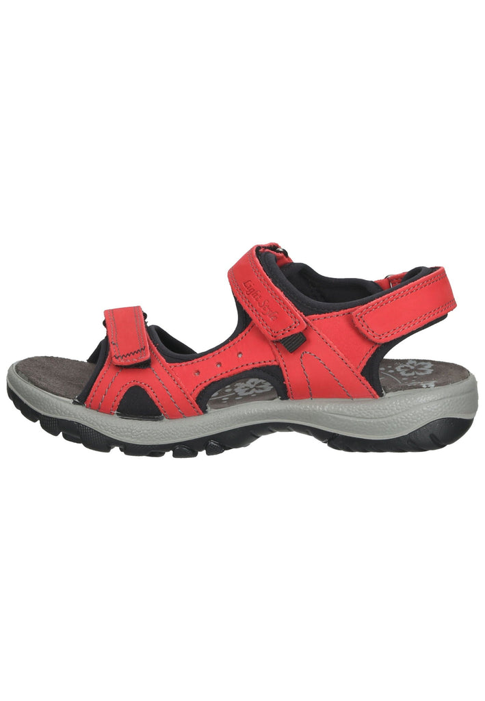 IMAC Sandalen Nubukleder Rot/Schwarz - surf4shoes
