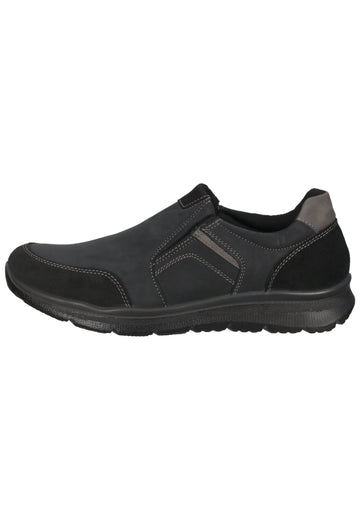 IMAC Sneaker Nubukleder Schwarz/Grau - surf4shoes