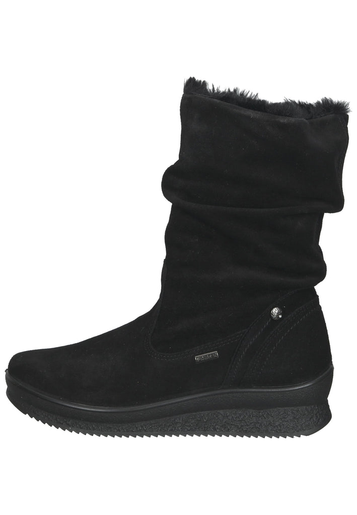 IMAC Stiefelette Veloursleder Schwarz Warmfutter - surf4shoes