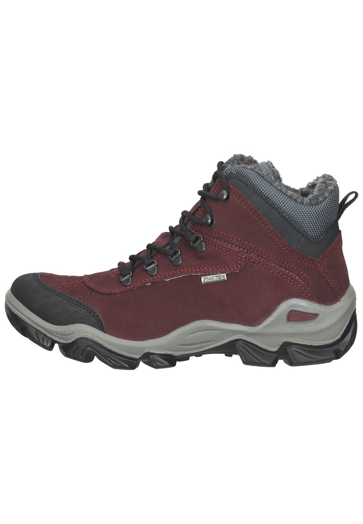 IMAC Wanderschuhe Leder Weinrot Warmfutter - surf4shoes