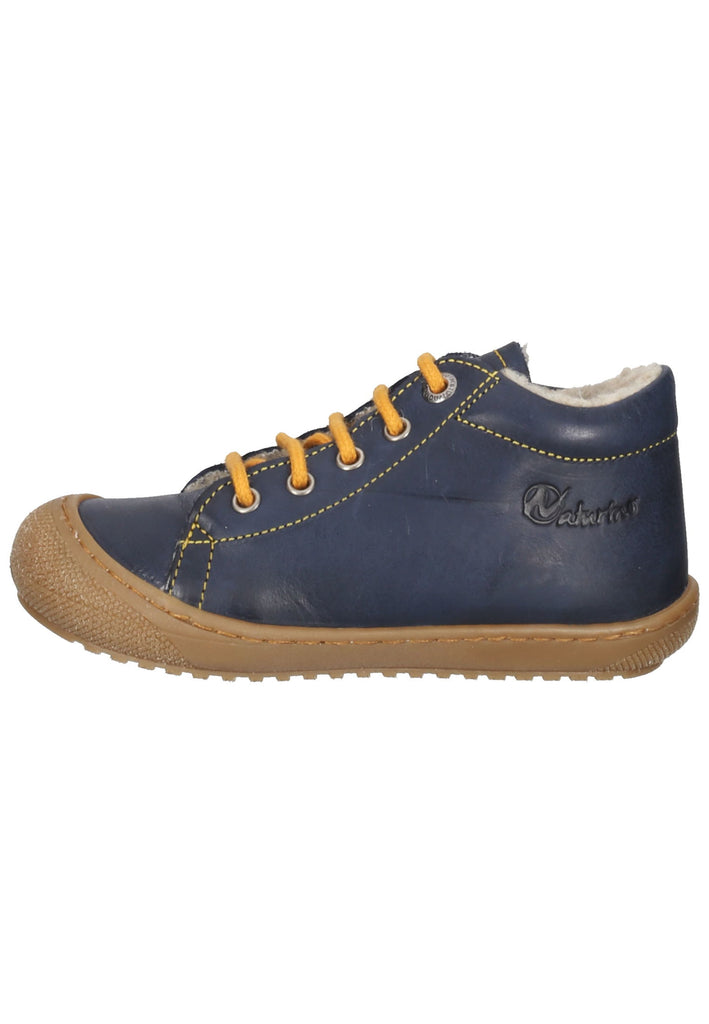 Naturino Sneaker Leder Blau Warmfutter - surf4shoes