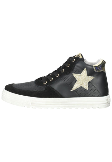 Naturino Sneaker Veloursleder Schwarz - surf4shoes