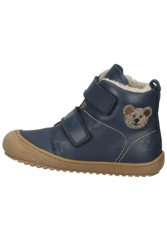 Naturino Halbschuhe Nappaleder Blau Warmfutter - surf4shoes