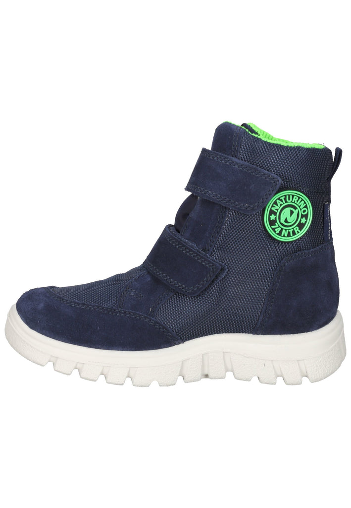 Naturino Sneaker Veloursleder/Textil Navy Warmfutter - surf4shoes