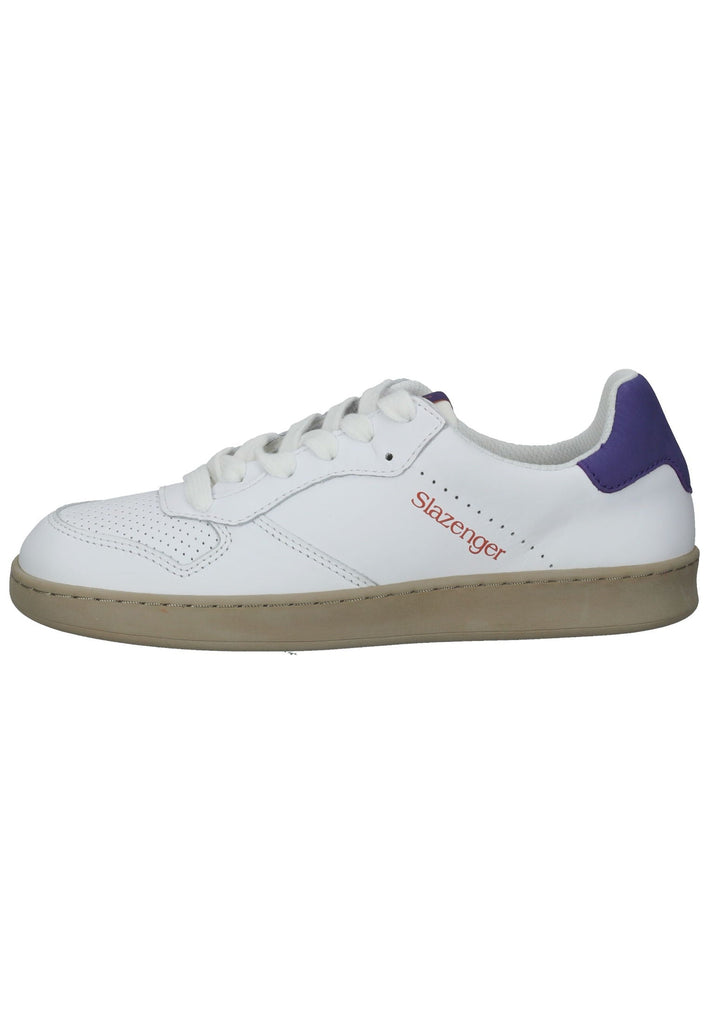 Slazenger Sneaker Leder Weiß/Pink - surf4shoes