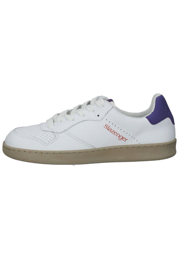Slazenger Sneaker Leder Weiß/Pink - surf4shoes