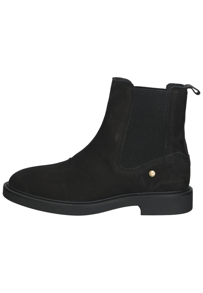 G-Star Stiefelette Leder/Textil Schwarz - surf4shoes