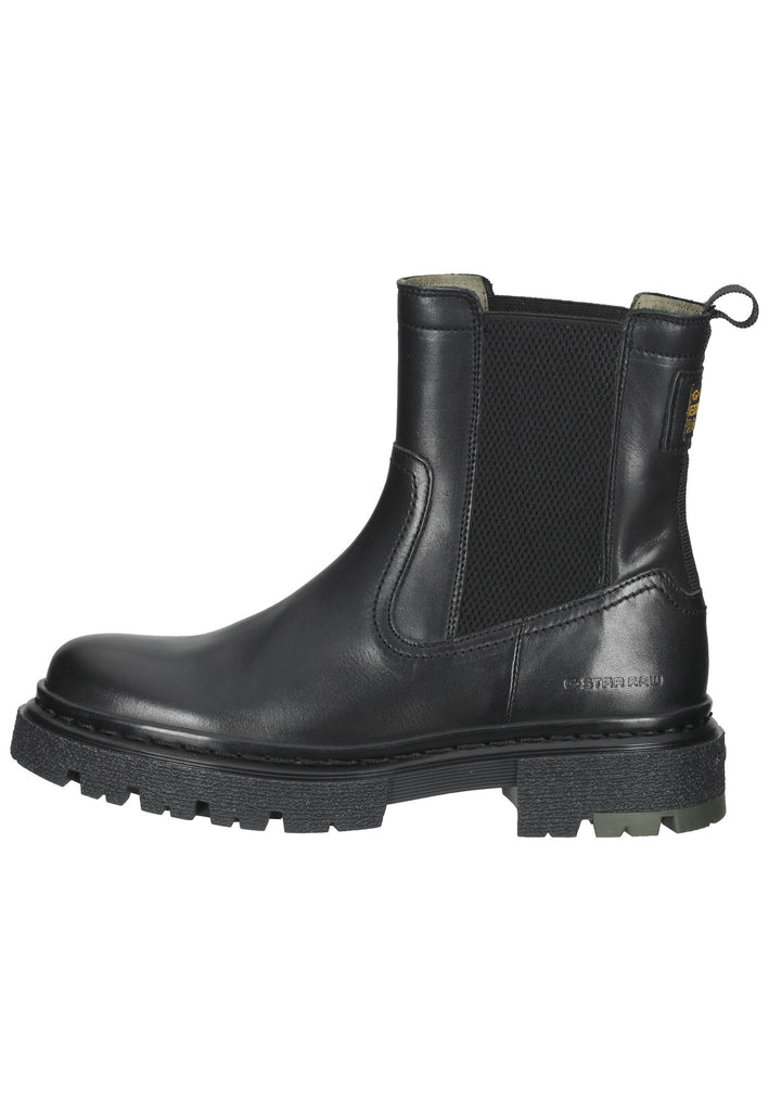 G-Star Stiefelette Leder/Textil Schwarz - surf4shoes