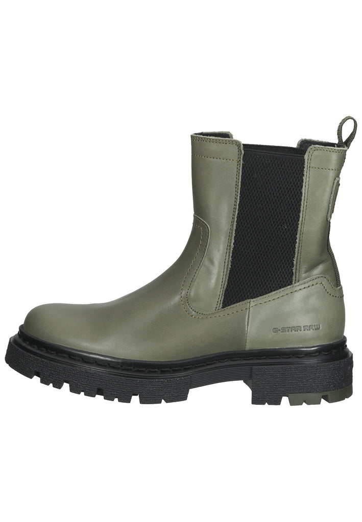 G-Star Stiefelette Leder/Textil Oliv - surf4shoes