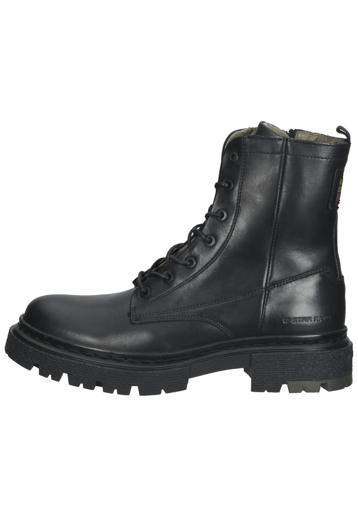 G-Star Stiefelette Leder/Textil Schwarz - surf4shoes