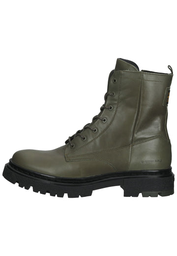G-Star Stiefelette Leder/Textil Oliv - surf4shoes