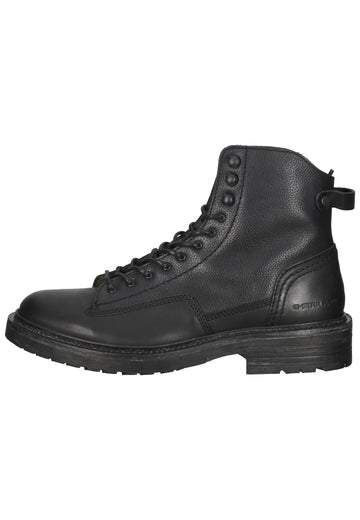 G-Star Stiefelette Leder Schwarz - surf4shoes