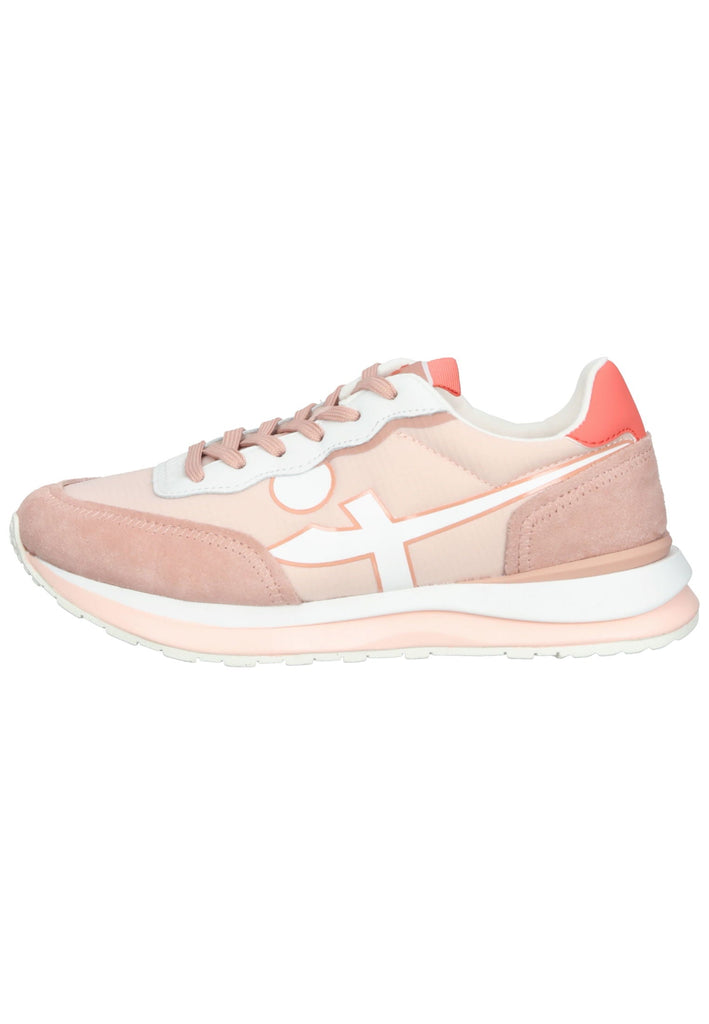 Tamaris Sneaker Leder/Textil Rosa/Weiß - surf4shoes
