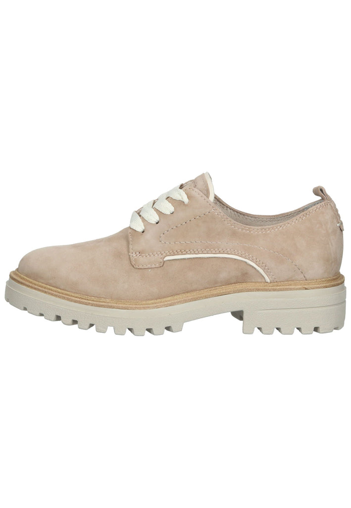 Tamaris Halbschuhe Leder Taupe - surf4shoes