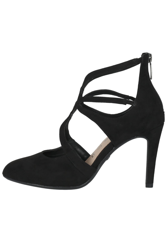 Tamaris Pumps Textil Schwarz - surf4shoes