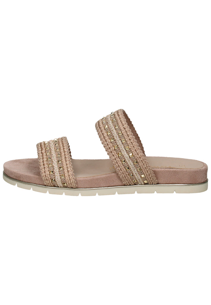 Tamaris Pantoletten Lederimitat/Textil Rose - surf4shoes