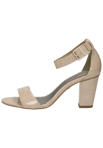 Tamaris Sandalen Lederimitat Nude Lack - surf4shoes