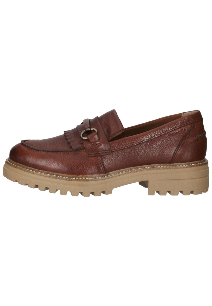 Tamaris Slipper Leder Cognac - surf4shoes