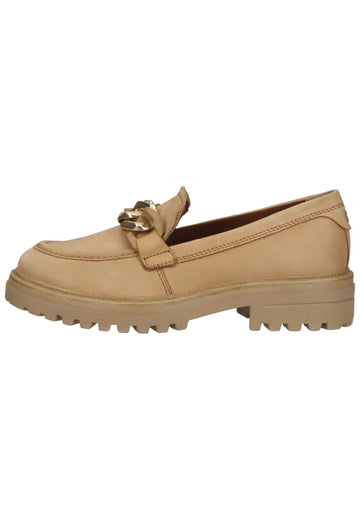 Tamaris Slipper Leder Camel - surf4shoes