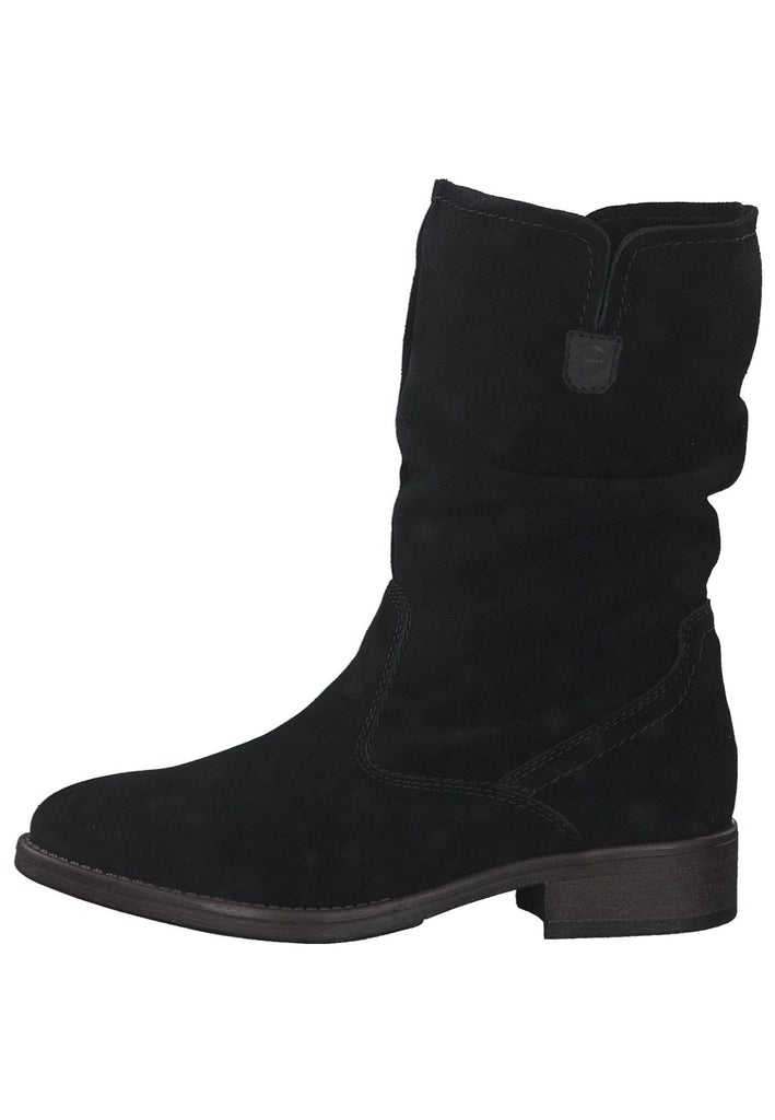Tamaris Stiefel Leder Schwarz Warmfutter - surf4shoes