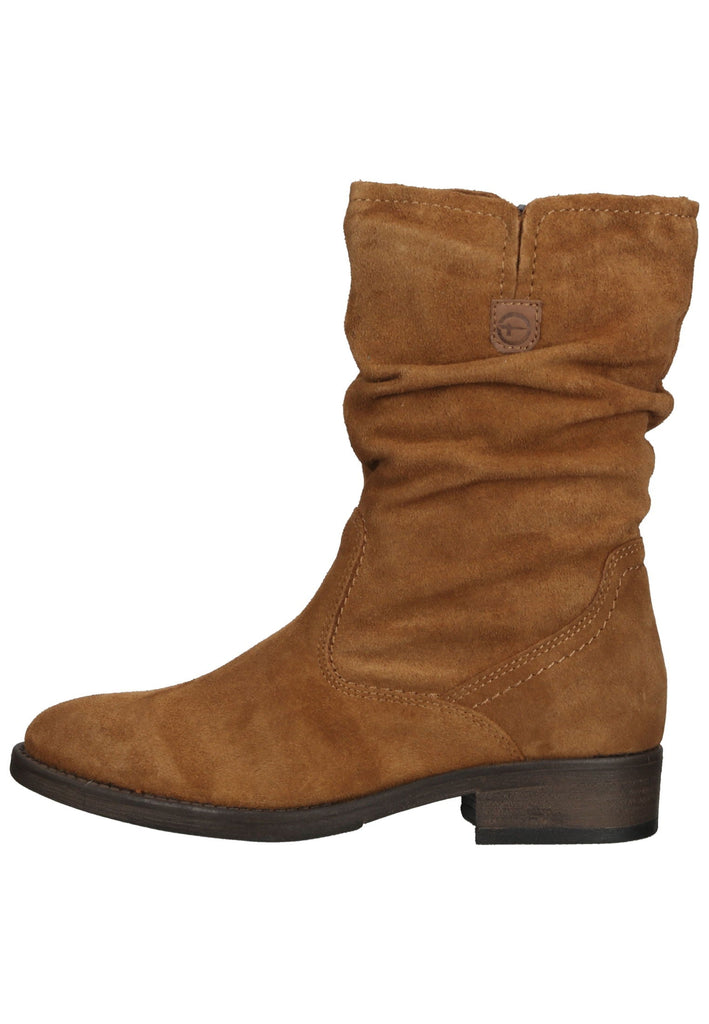 Tamaris Stiefel Leder Cognac Warmfutter - surf4shoes