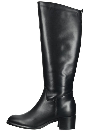 Tamaris Stiefel Leder Schwarz - surf4shoes
