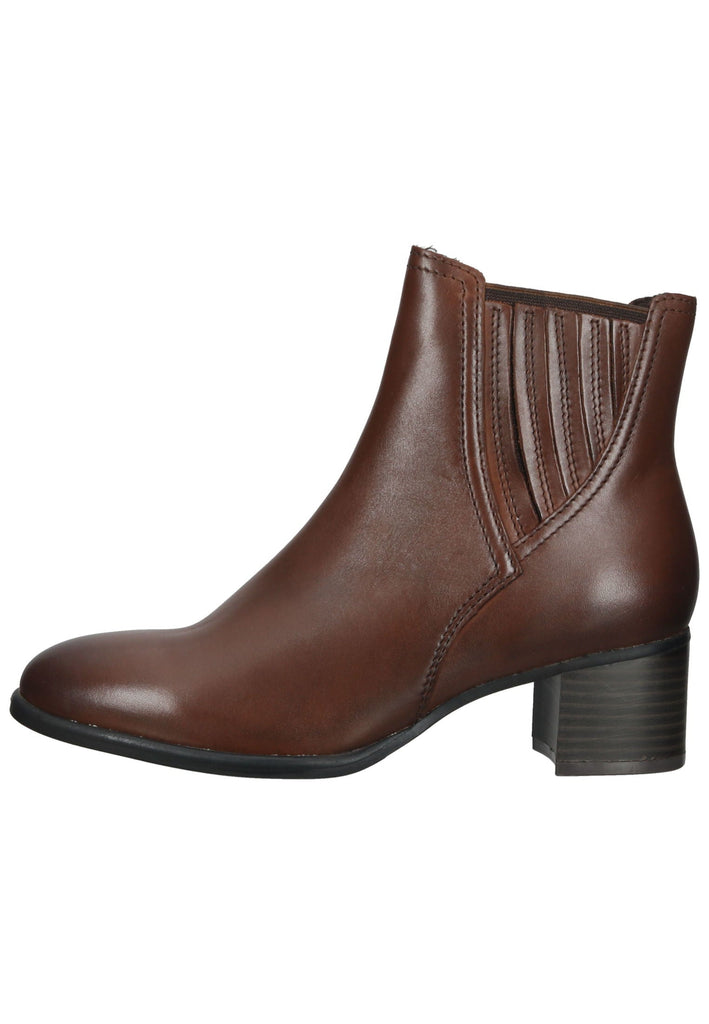 Marco Tozzi Stiefelette Leder Chestnut - surf4shoes