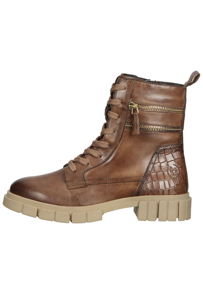 Bugatti Stiefelette Nappaleder Taupe - surf4shoes