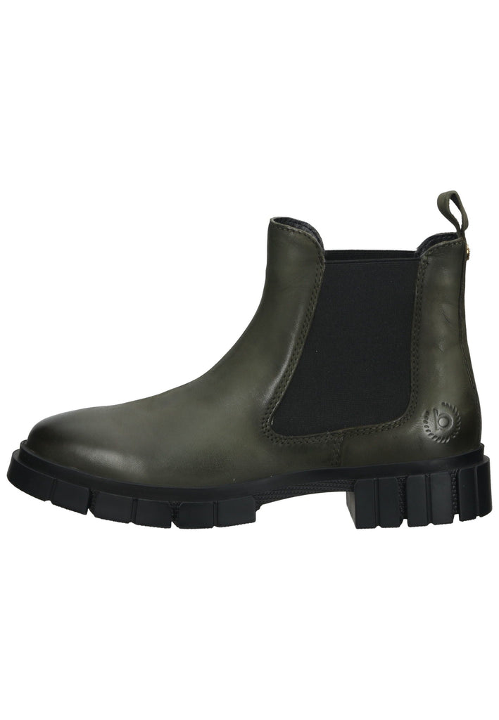 Bugatti Stiefelette Nubukleder Grün/Schwarz - surf4shoes