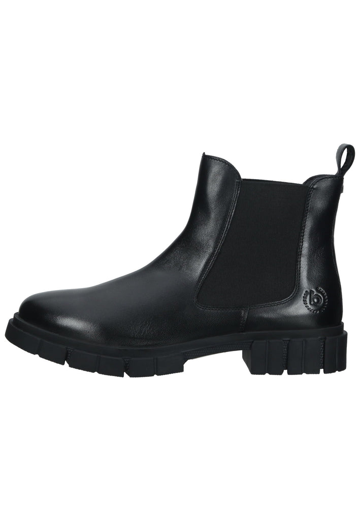 Bugatti Stiefelette Nappaleder Schwarz - surf4shoes