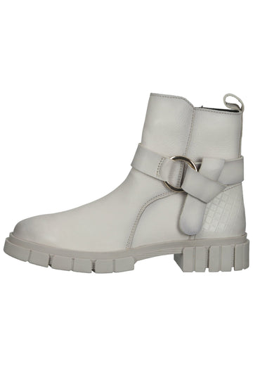 Bugatti Stiefelette Nappaleder Weiß - surf4shoes