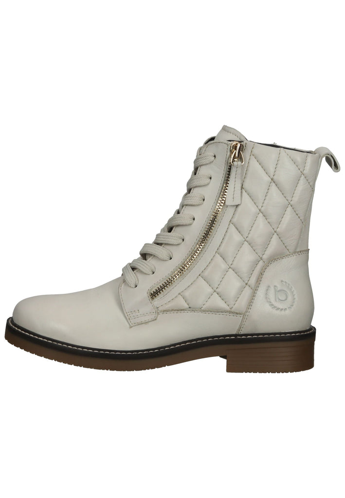 Bugatti Stiefelette Nappaleder Weiß - surf4shoes