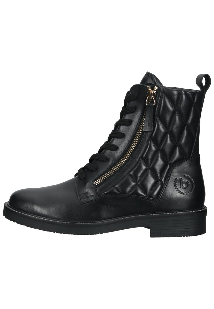 Bugatti Stiefelette Nappaleder Schwarz - surf4shoes