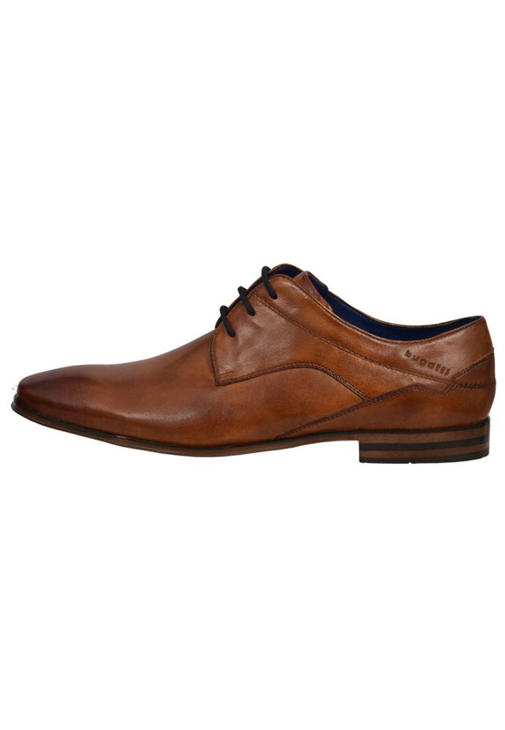 Bugatti Businessschuhe Leder Cognac - surf4shoes