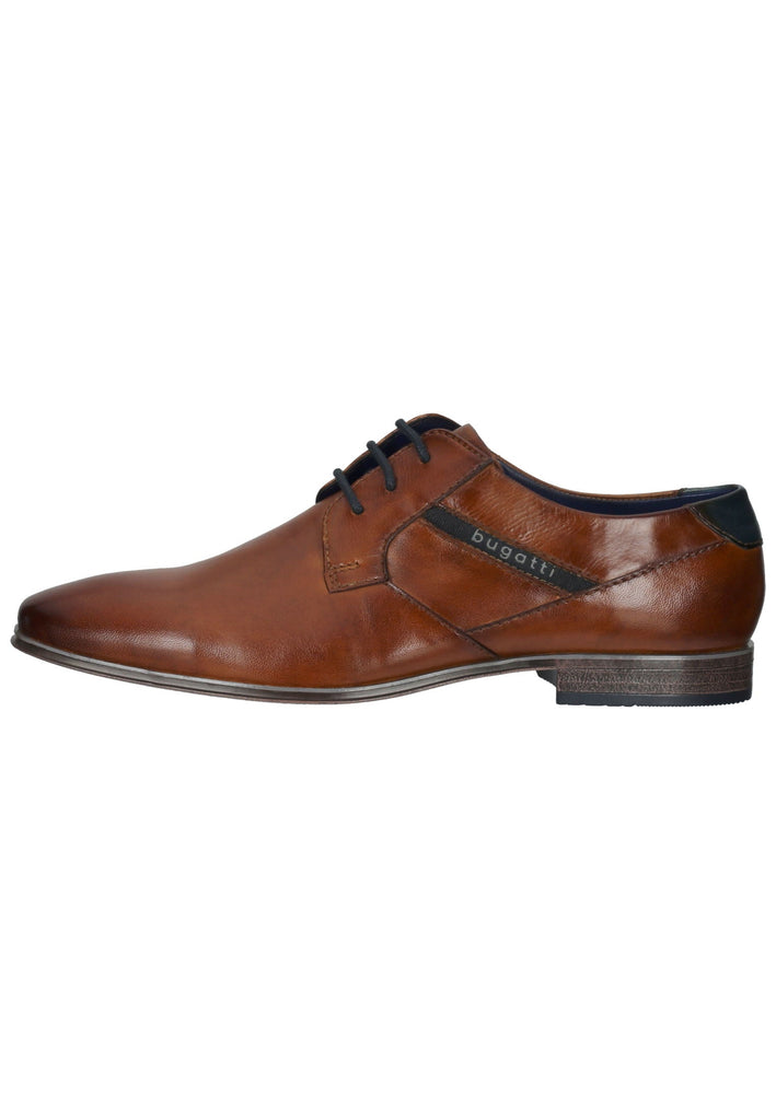 Bugatti Businessschuhe Leder Cognac - surf4shoes