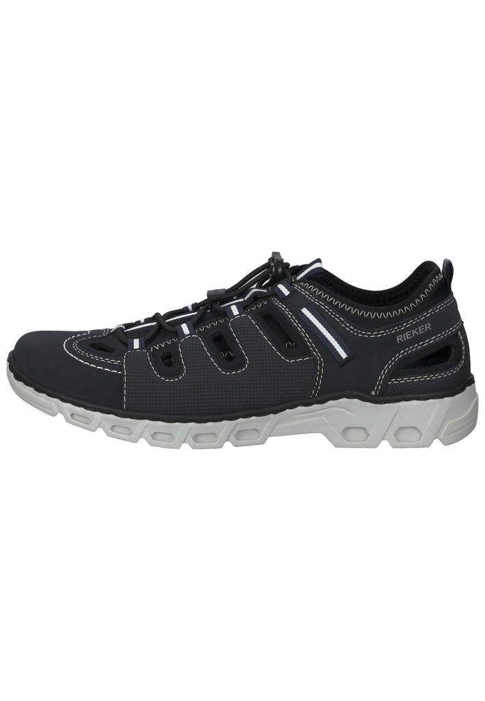 Rieker Wanderschuhe Synthetik/Textil Blau - surf4shoes