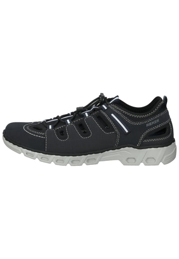 Rieker Wanderschuhe Synthetik/Textil Blau - surf4shoes