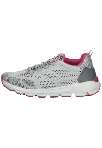 Rieker Sneaker Textil Grau/Pink - surf4shoes