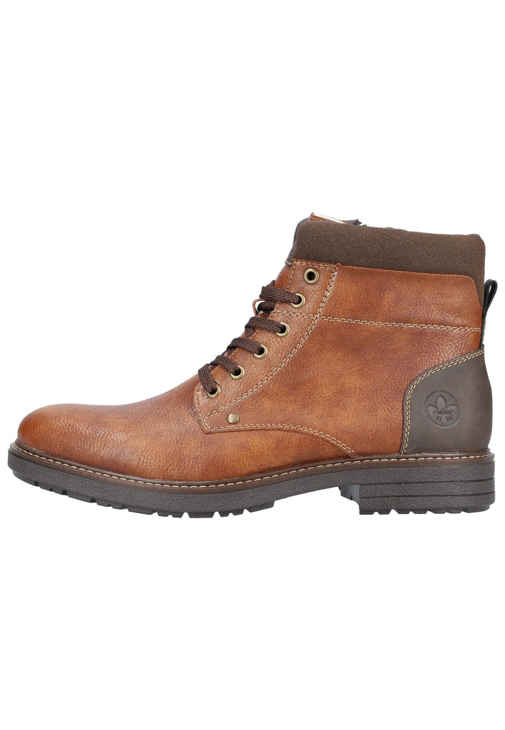 Rieker Stiefelette Lederimitat toffee - surf4shoes