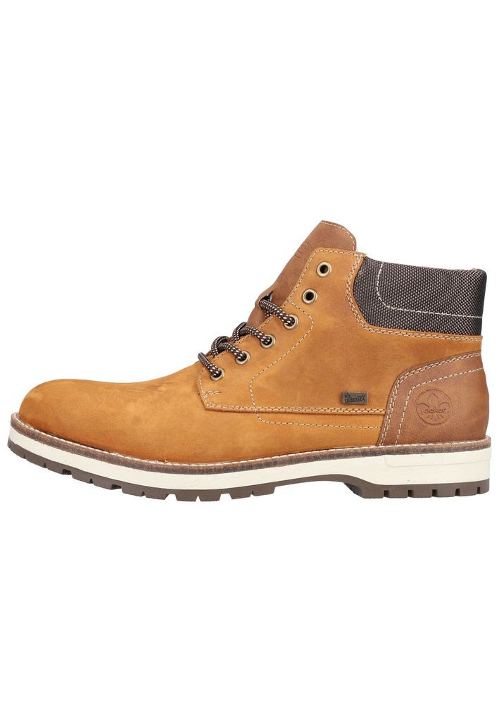 Rieker Stiefelette Leder/Synthetik Hellbraun - surf4shoes