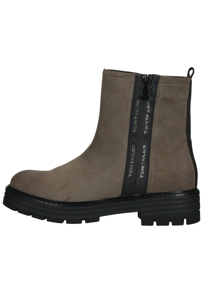 Tom Tailor Stiefelette PU Taupe - surf4shoes