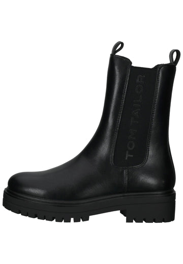 Tom Tailor Stiefelette PU Schwarz - surf4shoes