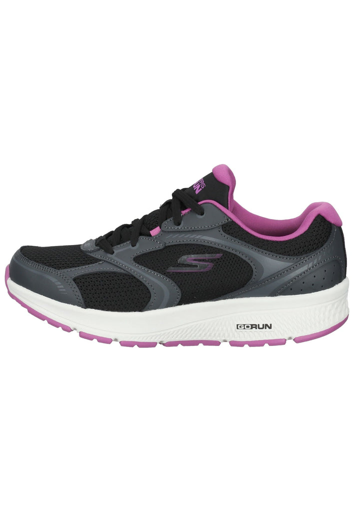 Skechers Sneaker Leder/Mesh Schwarz - surf4shoes