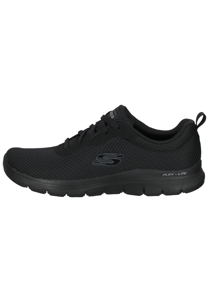 Skechers Sneaker Mesh Schwarz/Schwarz - surf4shoes