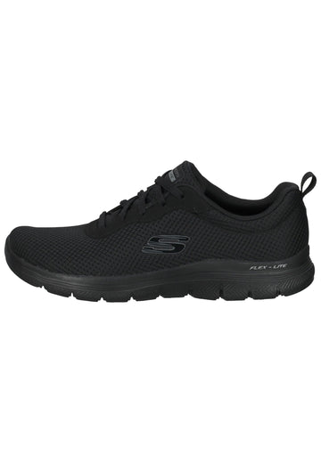 Skechers Sneaker Mesh Schwarz/Schwarz - surf4shoes