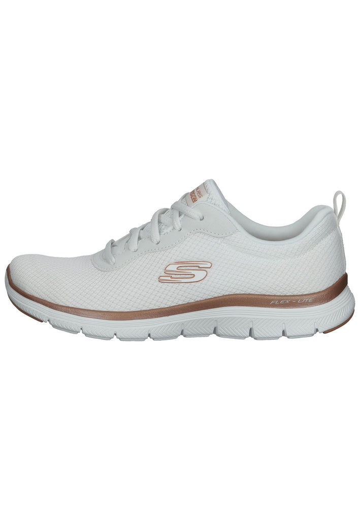 Skechers Sneaker Mesh Weiß/Rosa - surf4shoes
