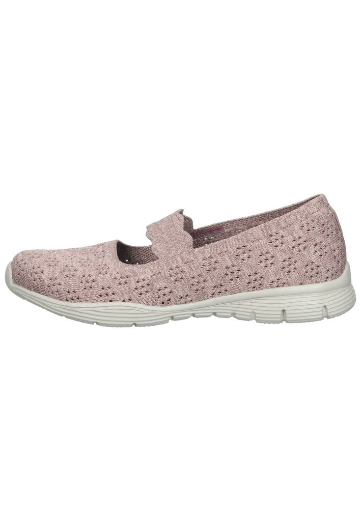 Skechers Ballerinas Textil Violett - surf4shoes