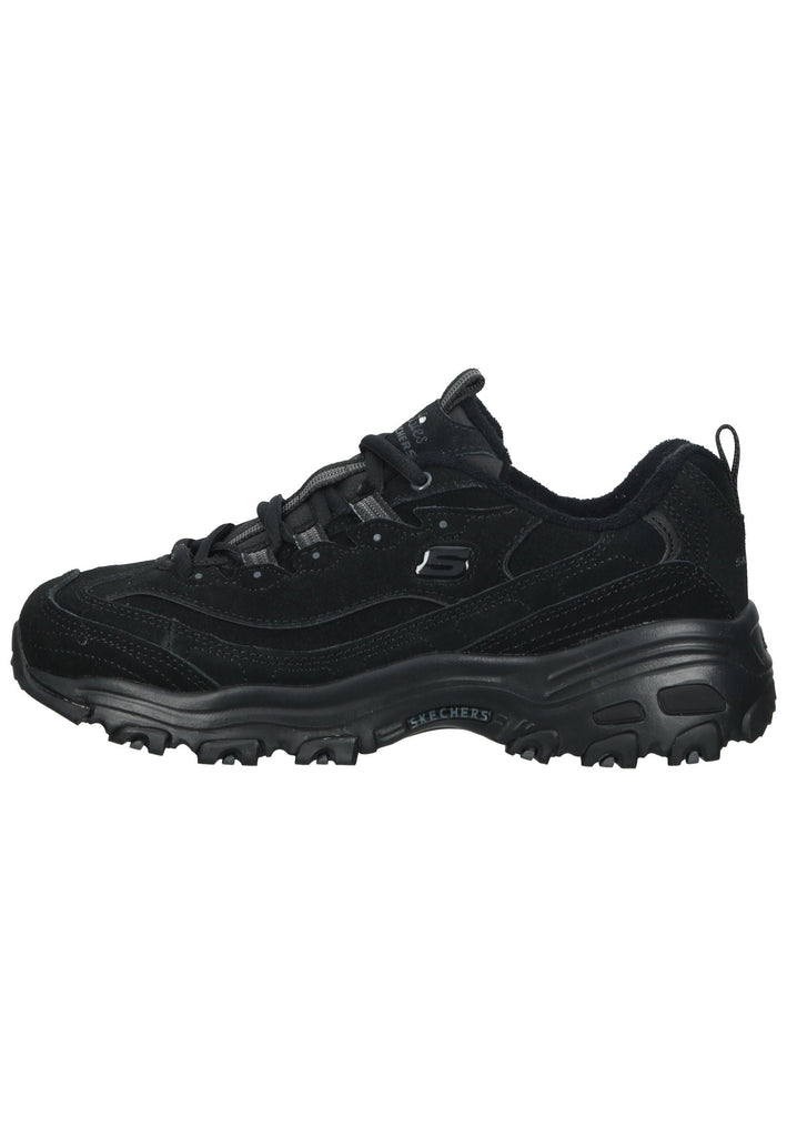 Skechers Sneaker Leder Schwarz - surf4shoes